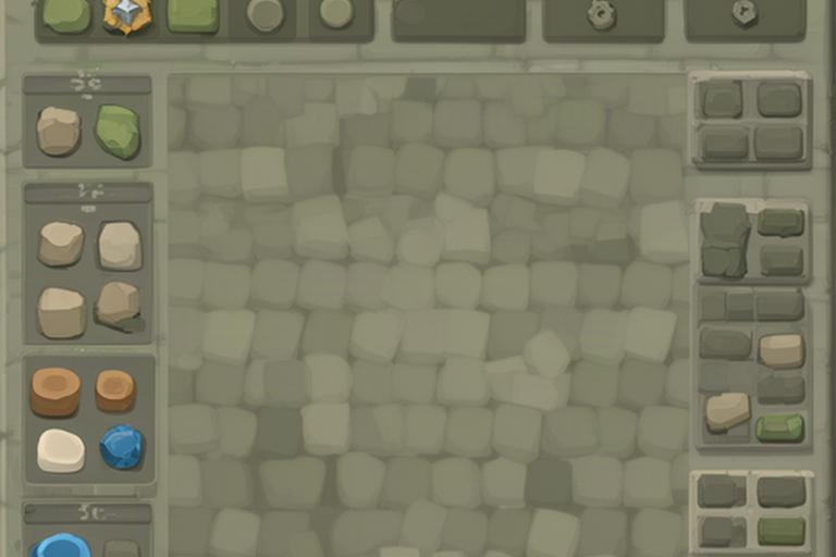 Generic match-3 HUD before redesign with crowded counters and low-contrast controls